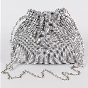 Rhinestone bucket bag